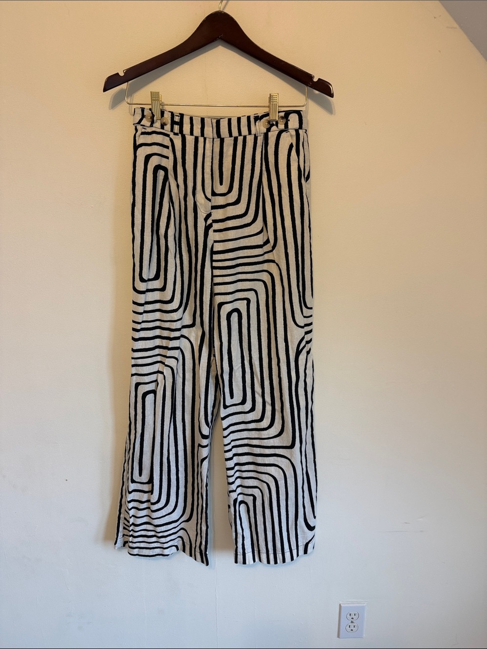 MANGO linen pants